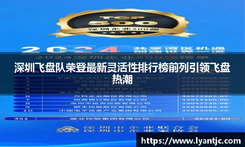 深圳飞盘队荣登最新灵活性排行榜前列引领飞盘热潮